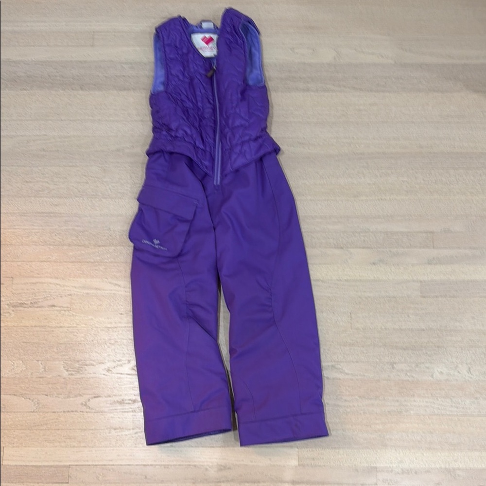 Obermeyer Purple Kids Snow Bib Pants